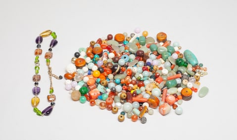 Estate Large Set Chinese Beads Collections