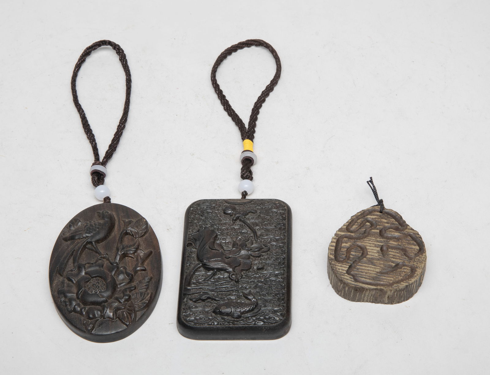 Estate Chinese Export  Agarwood Pendants (1 of 12)