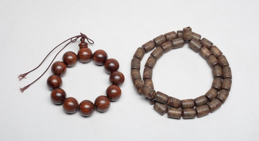 Chinese Agarwood, Hardwood Prayer Beads