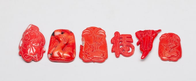 Estate Set Vintage Chinese Pendants