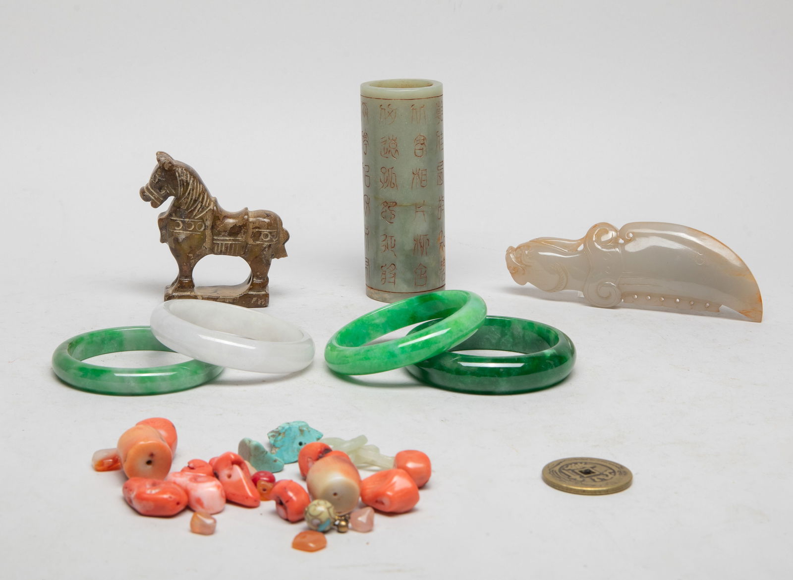 Estate Chinese Jade, Stone & Decors (1 of 18)