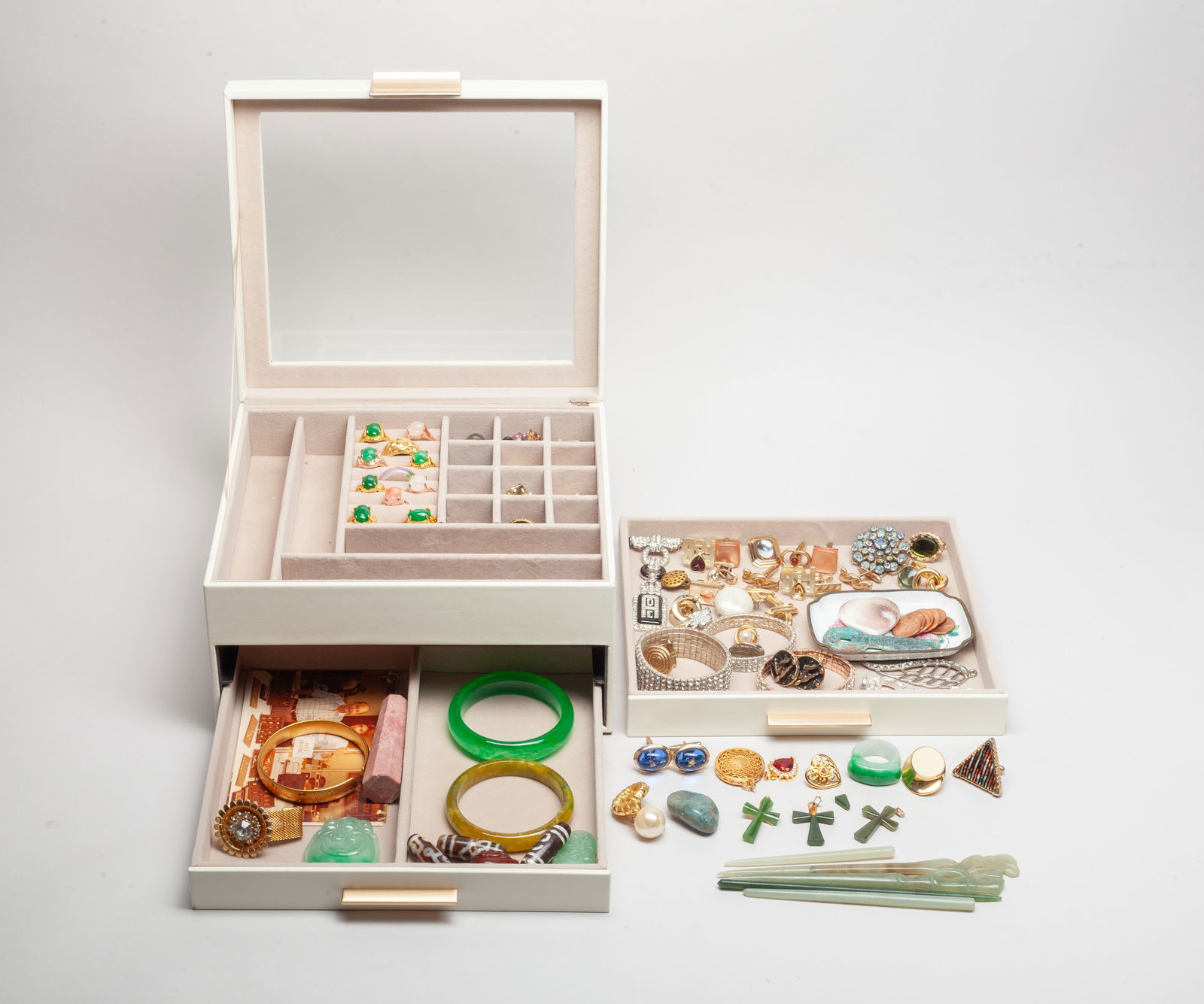 Estate Large Box of Chinese Export Jewelry (1 of 11)