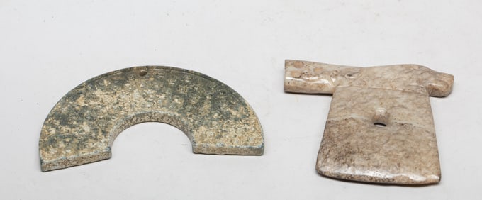 Two Chinese Jade/ Stone Carvings