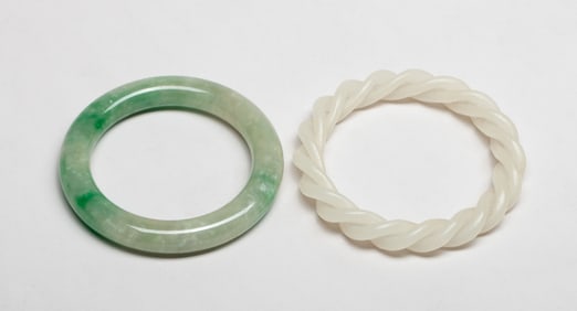 Two Chinese Export Bangles