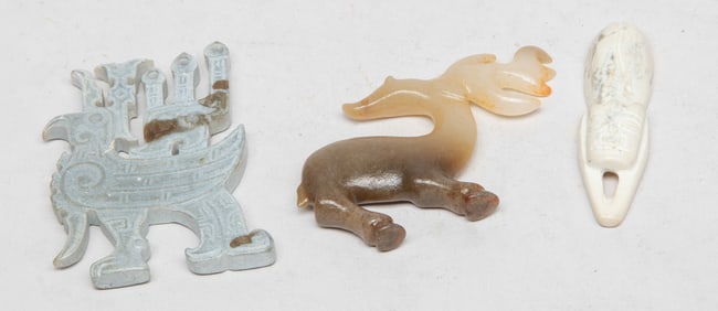 Set Chinese Jade/ Stone Carvings