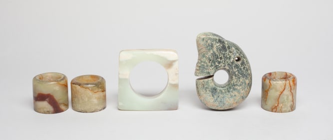 Set Chinese Jade/ Stone Carvings