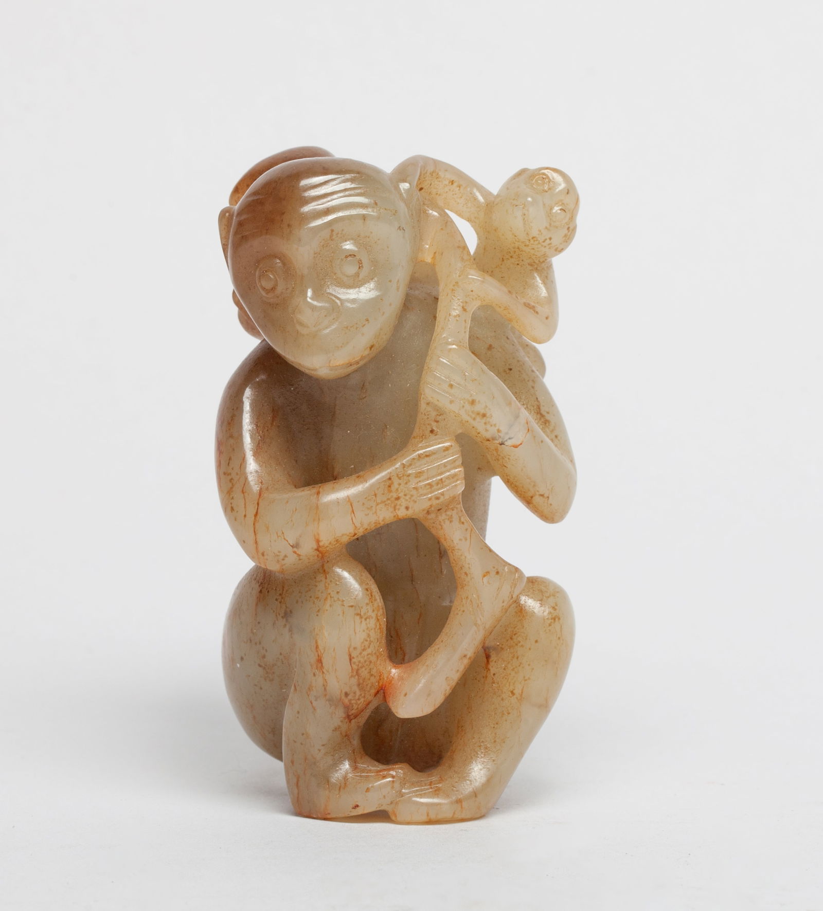 Chinese Russet Jade Pendant of Monkey (1 of 12)