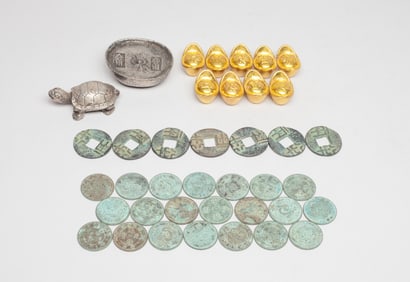 Set Chinese Fengshui Coins, Decors