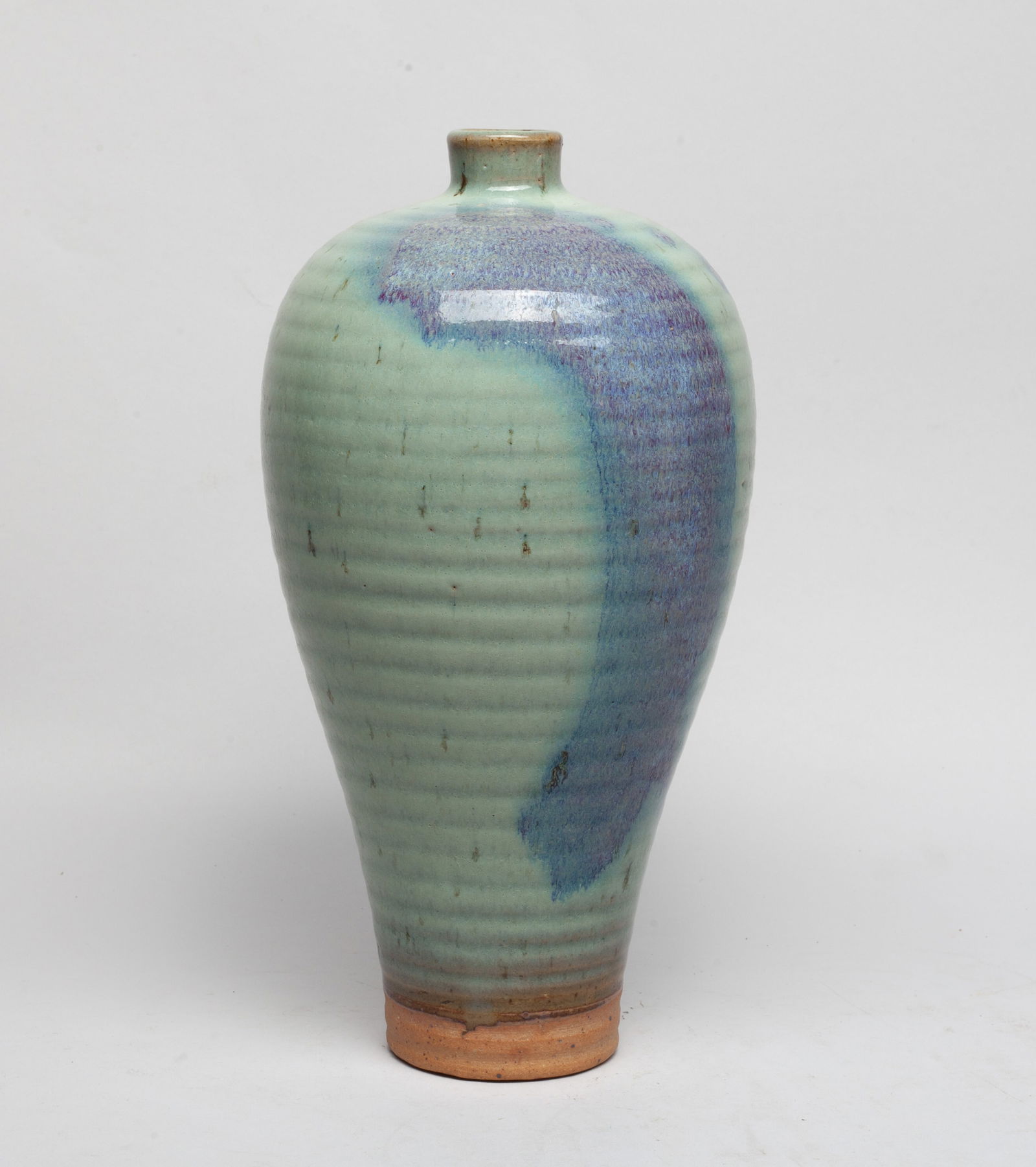 Tall Chinese Jun Ware Porcelain Vase (1 of 8)