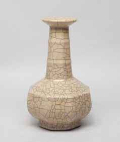 Estate Chinese Ge Ware Porcelain Vase