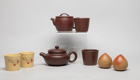 Chinese Export Yixing Zisha Tea Set