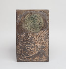 Heavy Chinese Stone Carved Ink Stone