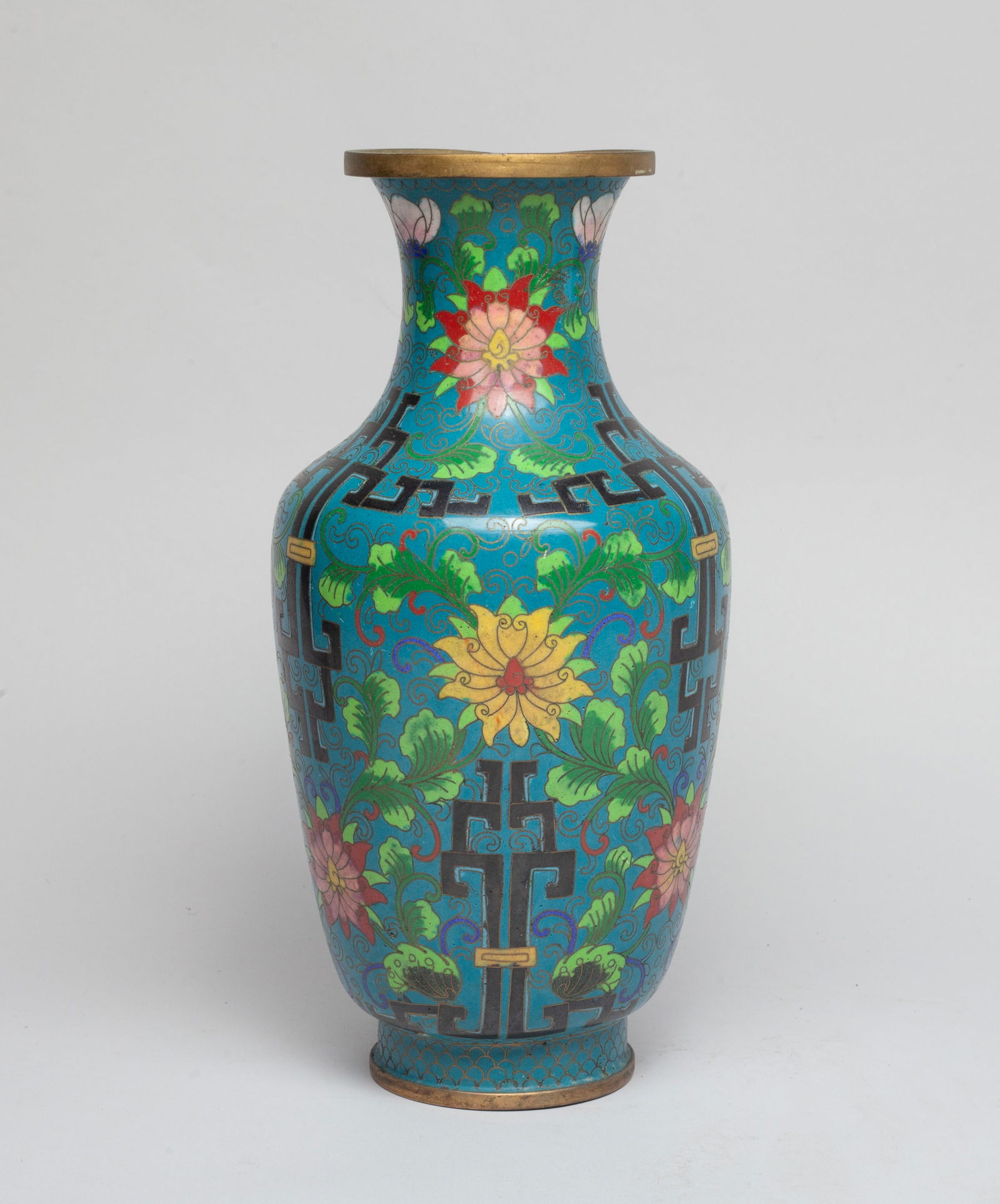 Late 19th Chinese Cloisonne Vase (1 of 12)