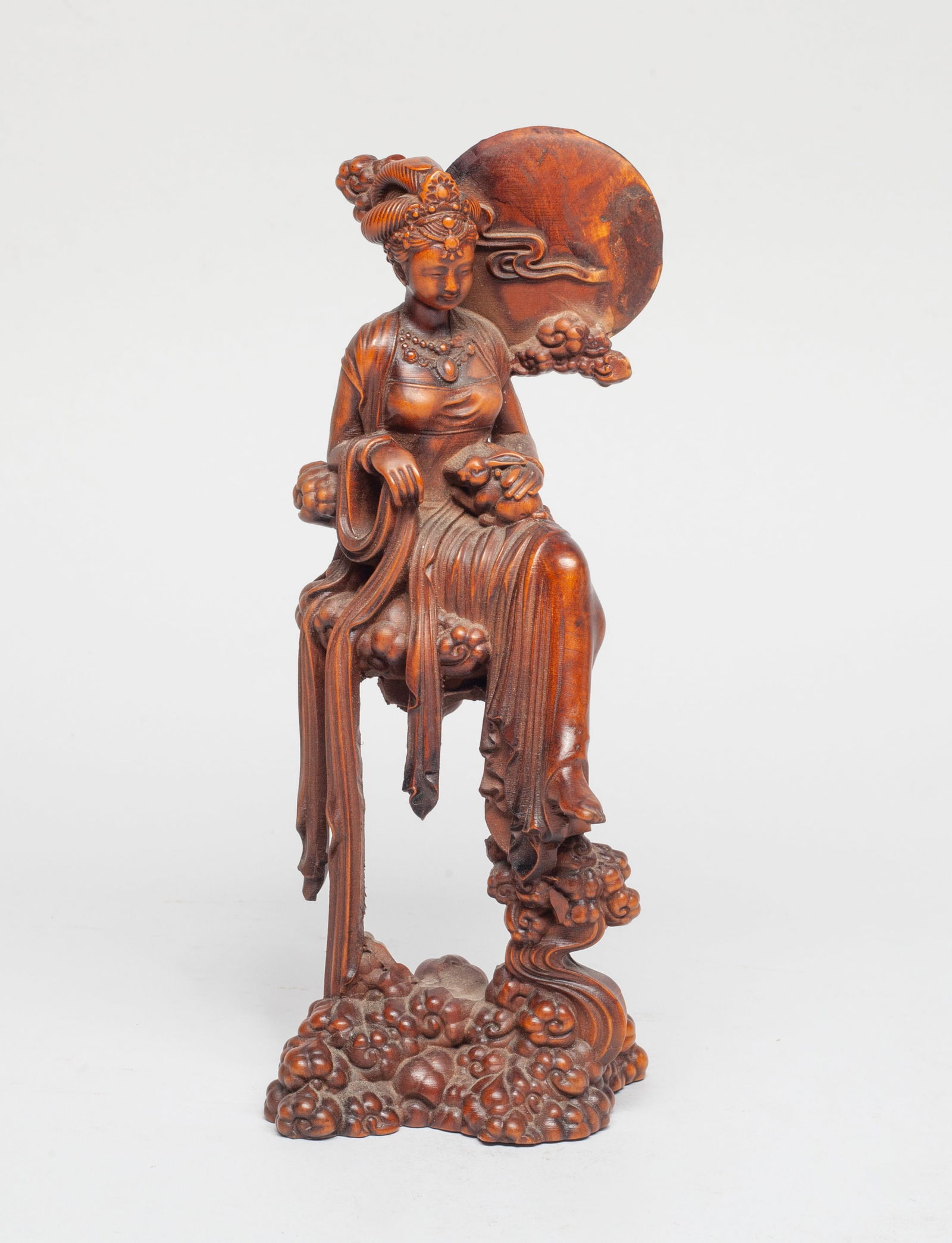 Chinese Export Wood Table Sculpture (1 of 12)