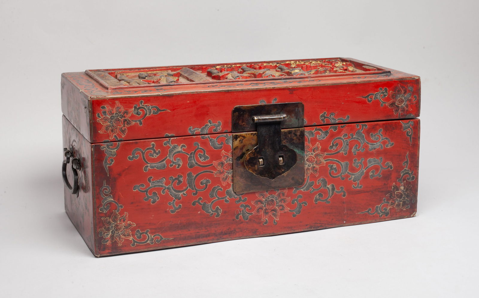Vintage Chinese Lacquer & Wood Box (1 of 14)
