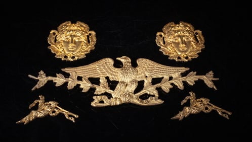 Set France Gilt Door Decors