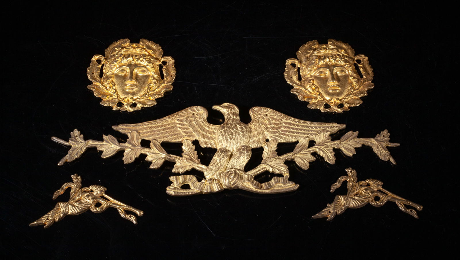 Set France Gilt Door Decors (1 of 13)