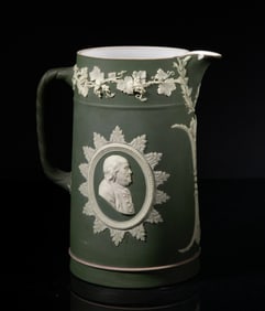 Early 1900s Wedgwood Jasper Ware Pitcher