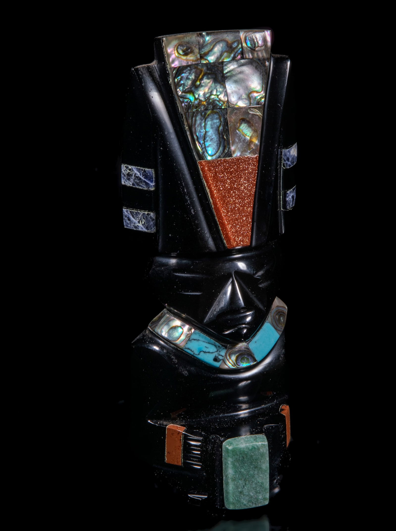 Vintage South American Gemstone Sculpture (1 of 11)