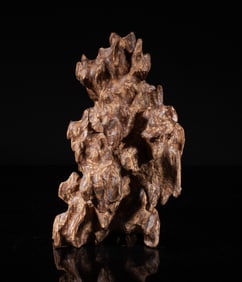 Large Chinese Export Agarwood Sculpture