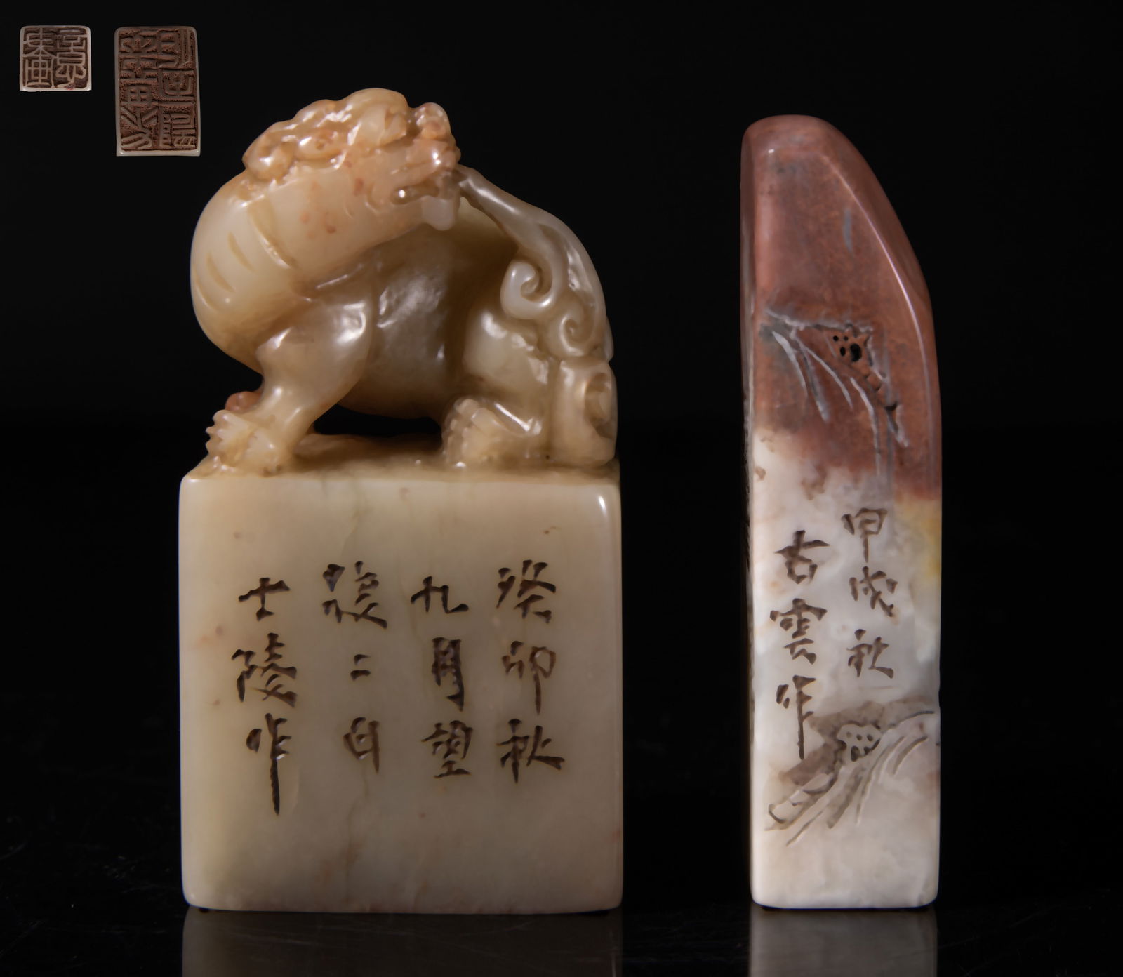 Two Chinese Shoushan Stone Seals (1 of 13)