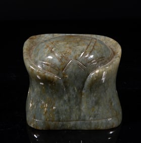 Rare Chinese Russet Jade Hair Ornament