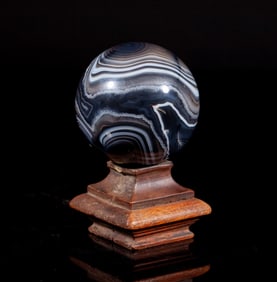 Rare Chinese Medicine Agate Ball