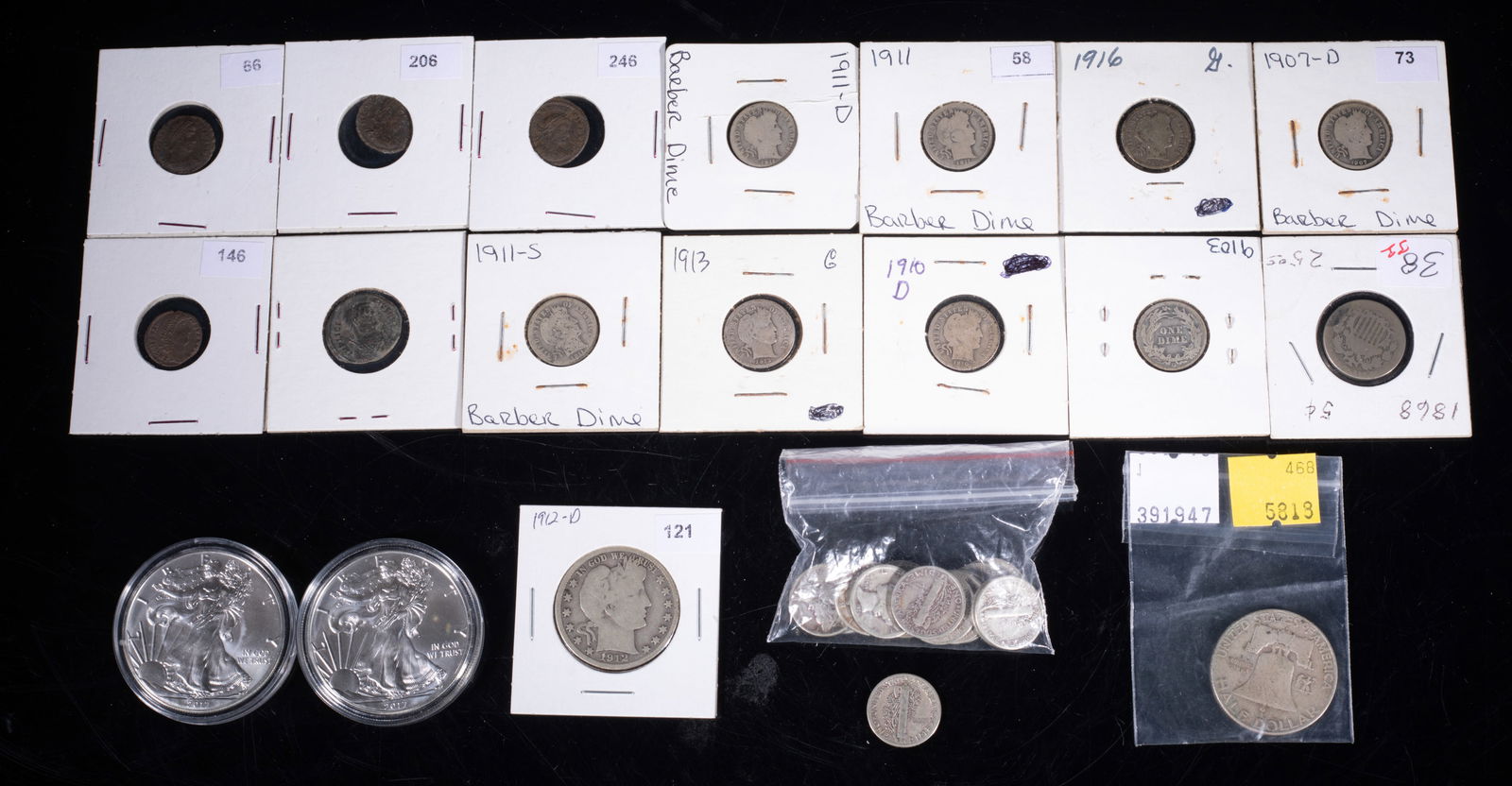 Silver Coins, Old American Coins Collection (1 of 16)