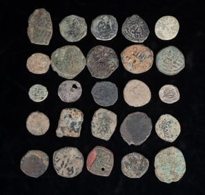 Set Antique Roman Type Shipwreck Coins