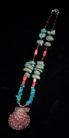 Vintage Southwest Navajo Turquoise Like Necklace