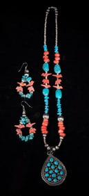 Navajo Sterling Silver Necklace Sets