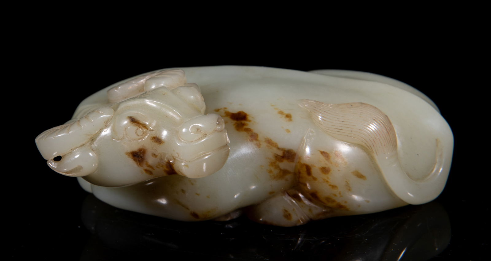 Estate Chinese Russet Jade Table Sculpture (1 of 10)