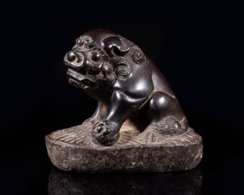 Chinese Carved Stone Table Sculpture Beast