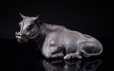 Vintage Large Bronze Table Sculpture