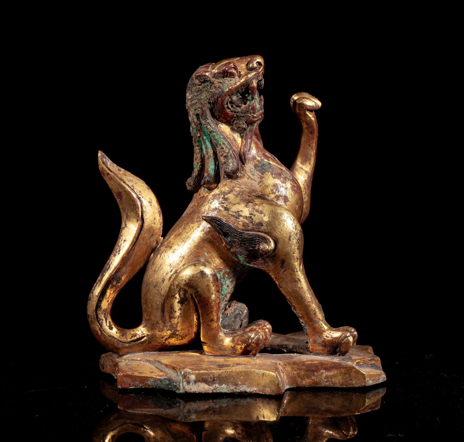 Chinese Gilt Bronze Beast Sculpture (1 of 16)