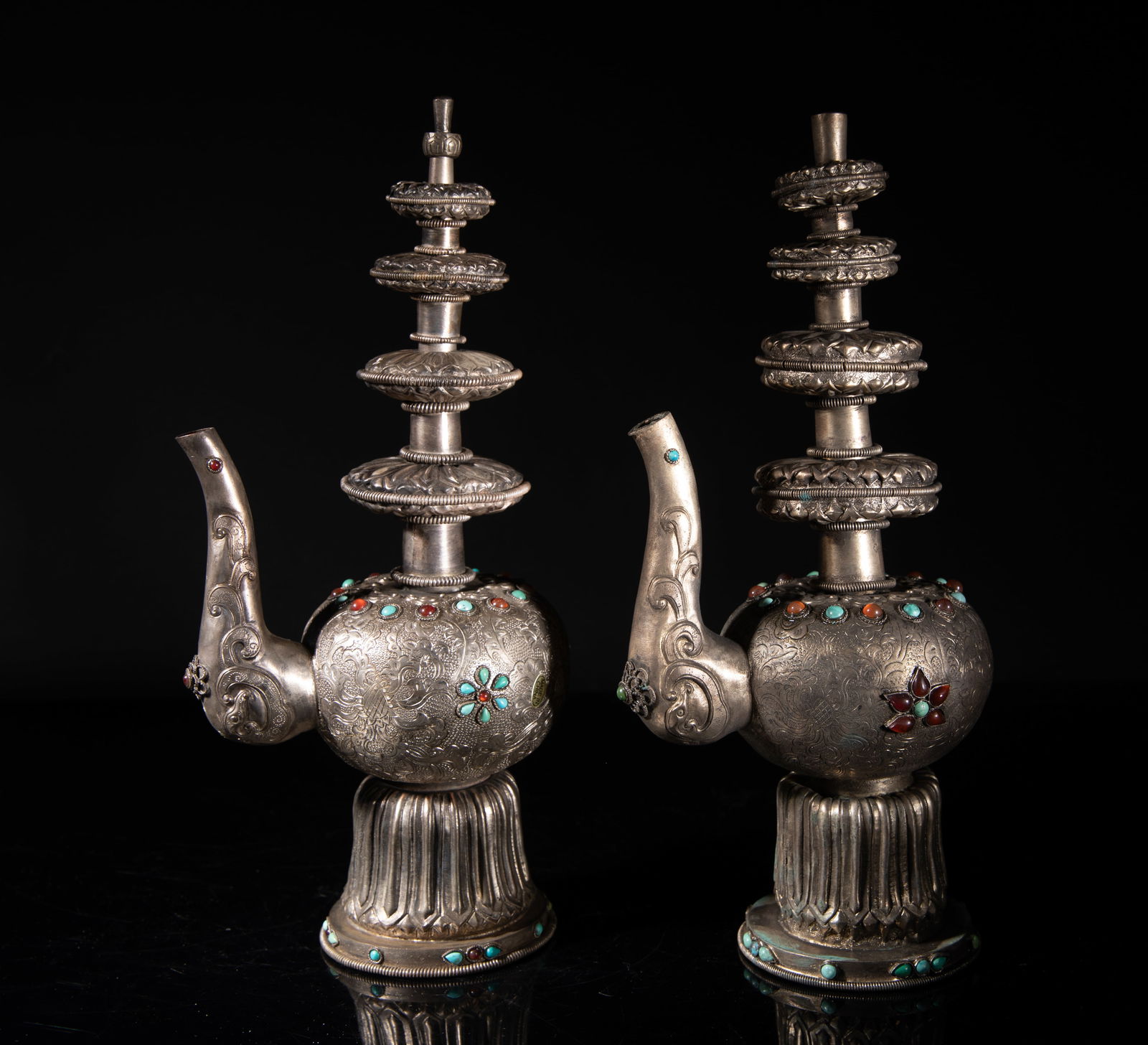 Two Vintage Chinese Silver Plated Pots (1 of 13)