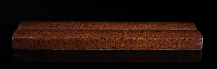 Two Chinese Lacquer Paper Weights