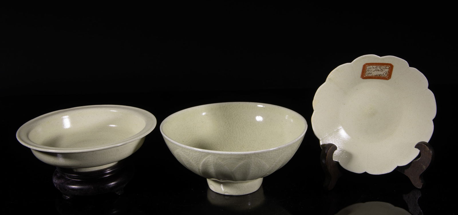 Set Chinese Shipwreck Form Porcelain Bowl, Plates (1 of 15)