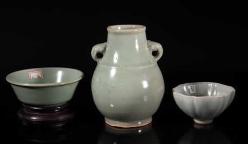 Estate Set Chinese Longquan Porcelain Wares