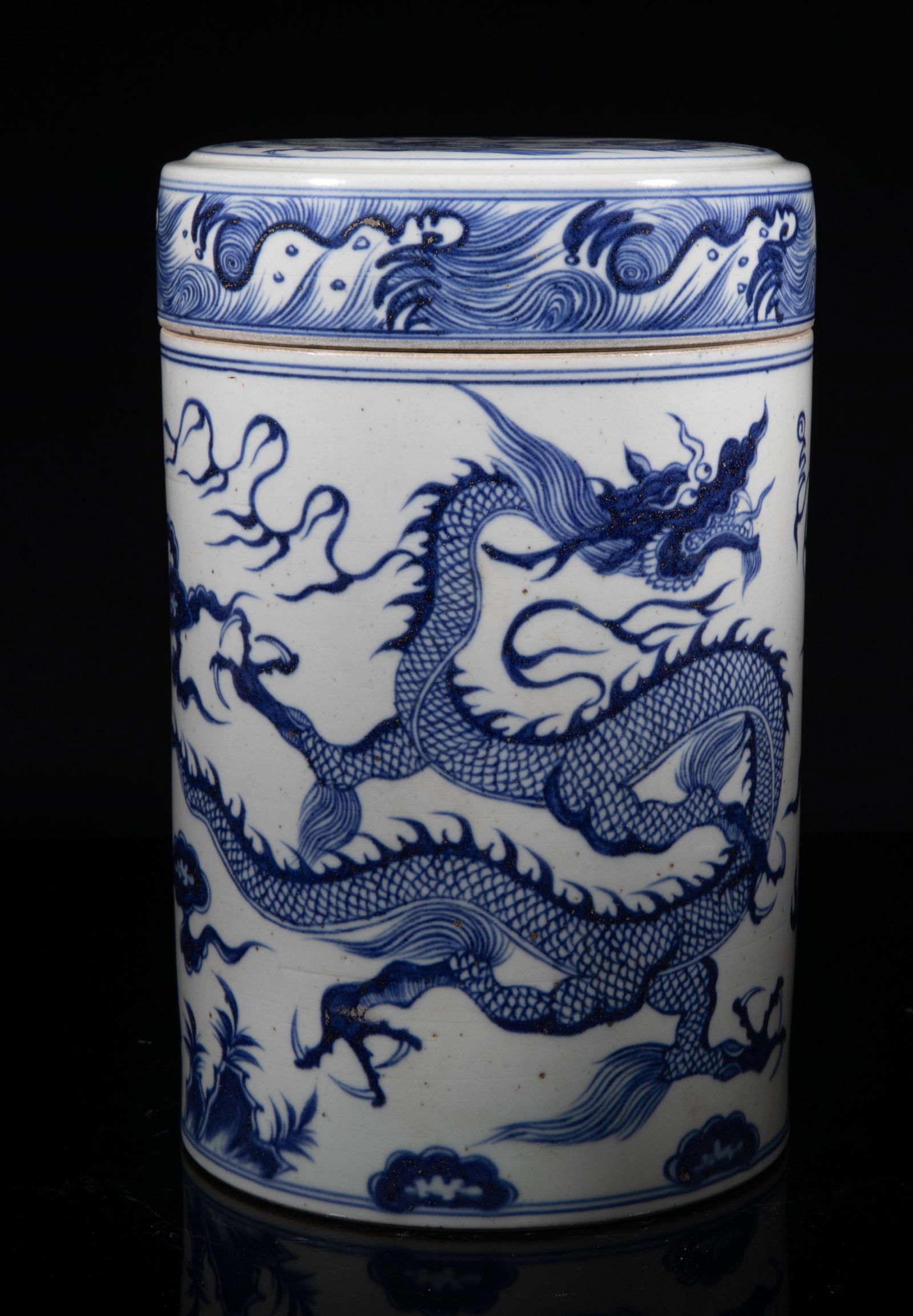 Estate Large Chinese Export Porcelain Jar (1 of 11)