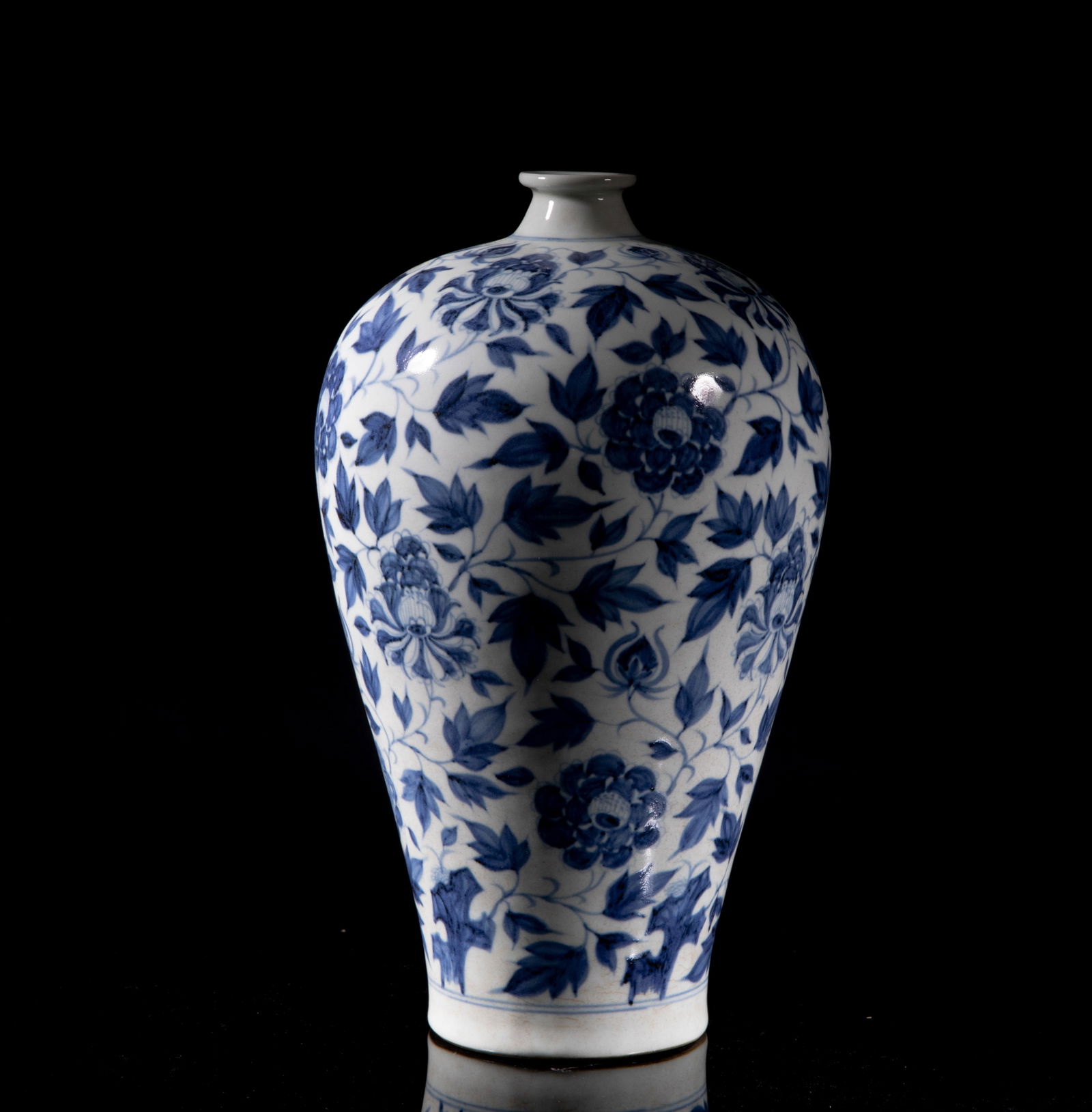 Tall Chinese Shipwreck Form Porcelain Vase (1 of 9)