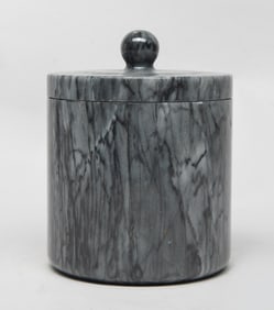Vintage Marble Covered Candy Jar