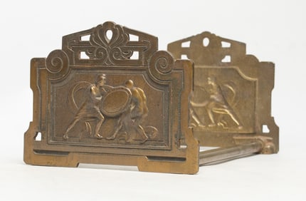 Early 1900s Bronze Bookends
