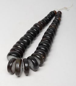 Vintage Chunk Bead Mixed Amber Necklace