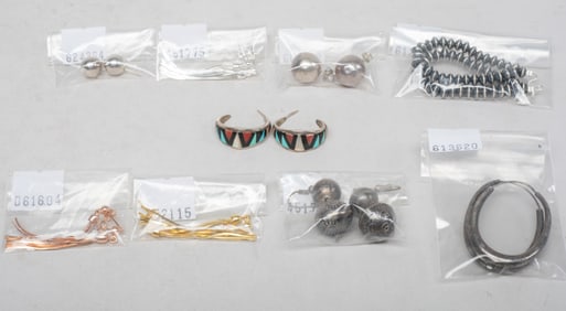 Set Vintage Sterling Silver Jewelry