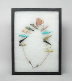 Vintage Zuni Fetish Gemstone Necklace