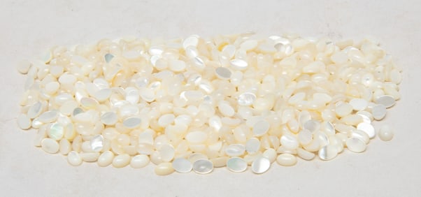 Set Cup MOP Ring Face Stones