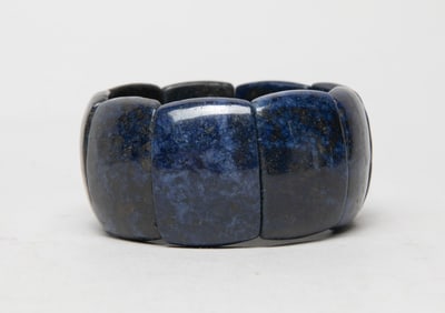 Vintage West Asian Chunk Bead Lapis Bracelet