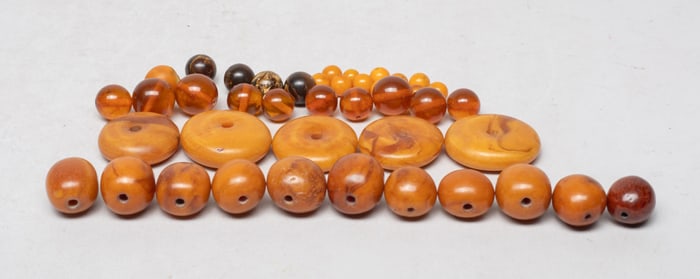 Set Chinese Nature Amber Beads Collection