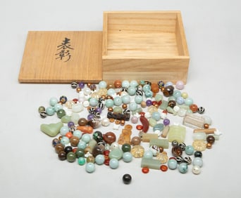 Box of Chinese Export Beads Collections
